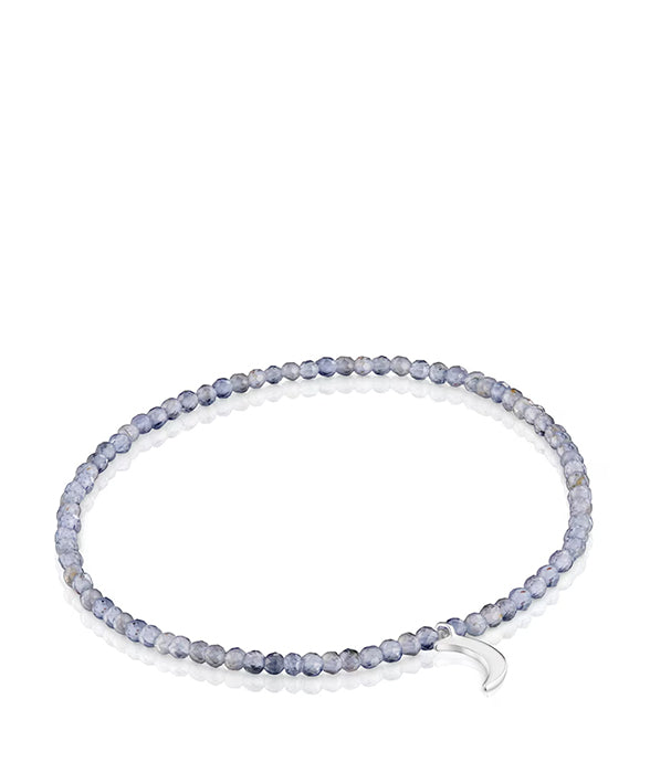 טואוס צמיד אבני חן Motifs בשילוב ירח מכסף