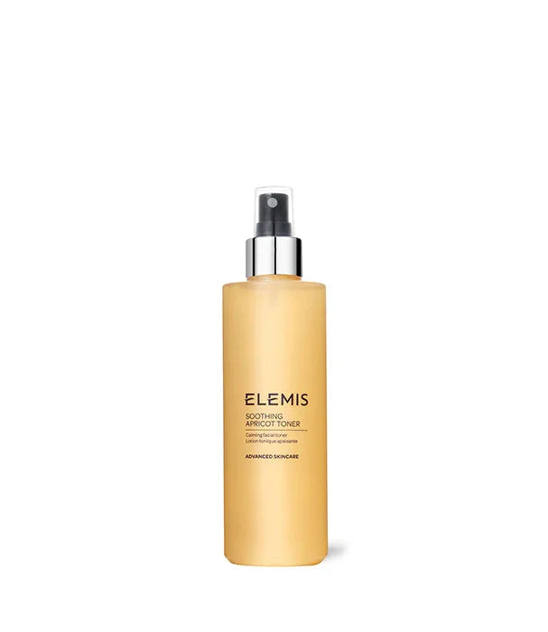 טונר פנים אלמיס Soothing Apricot מבית CHOZEN על רקע לבן, מוצר טיפוח מוביל