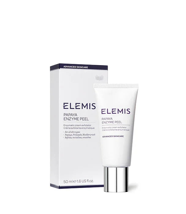 פילינג אנזימטי לפנים ELEMIS PAPAYA ENZYME PEEL על רקע לבן, מותג מוביל באתר CHOZEN