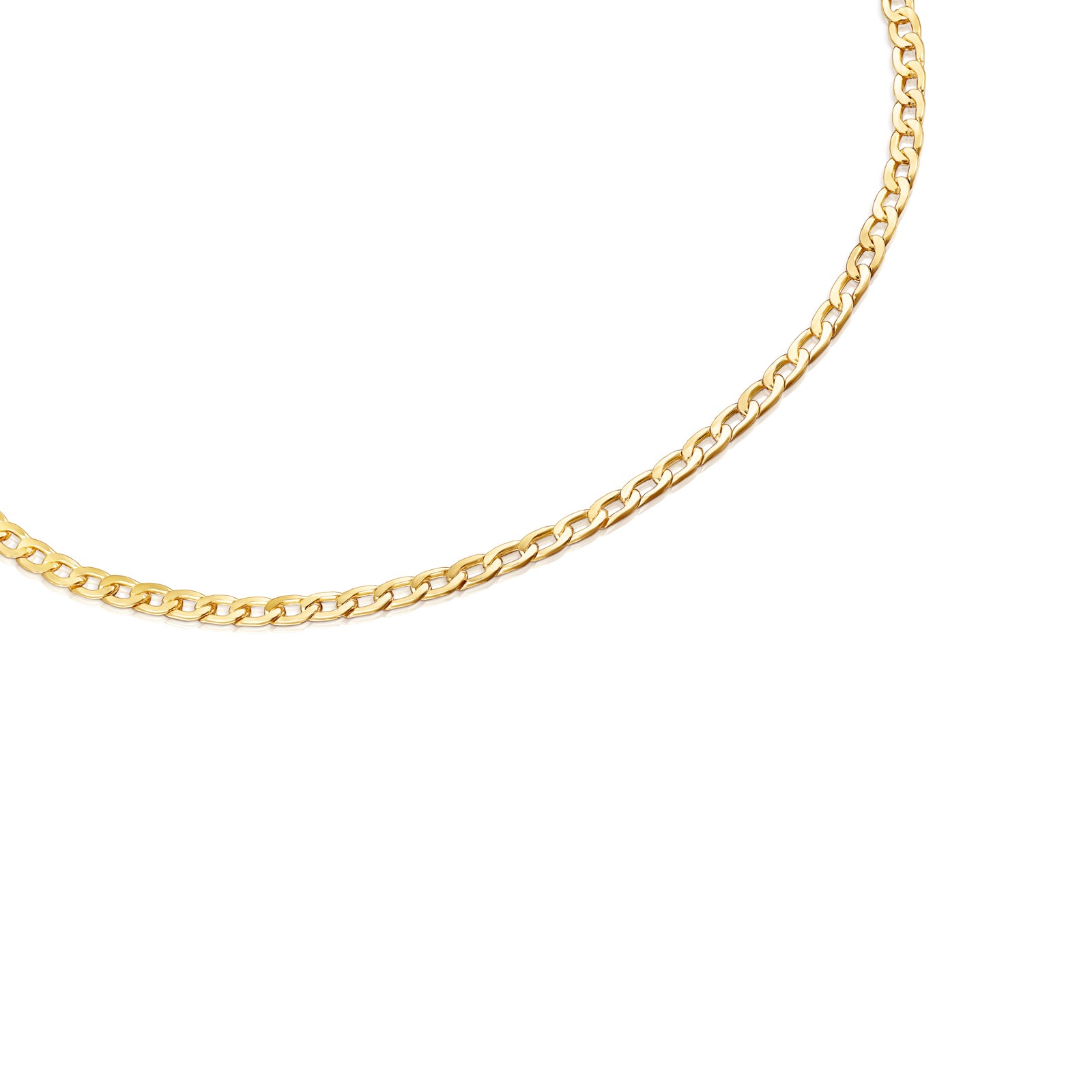 טואוס שרשרת קולר Chain מזהב 18 קראט על כסף