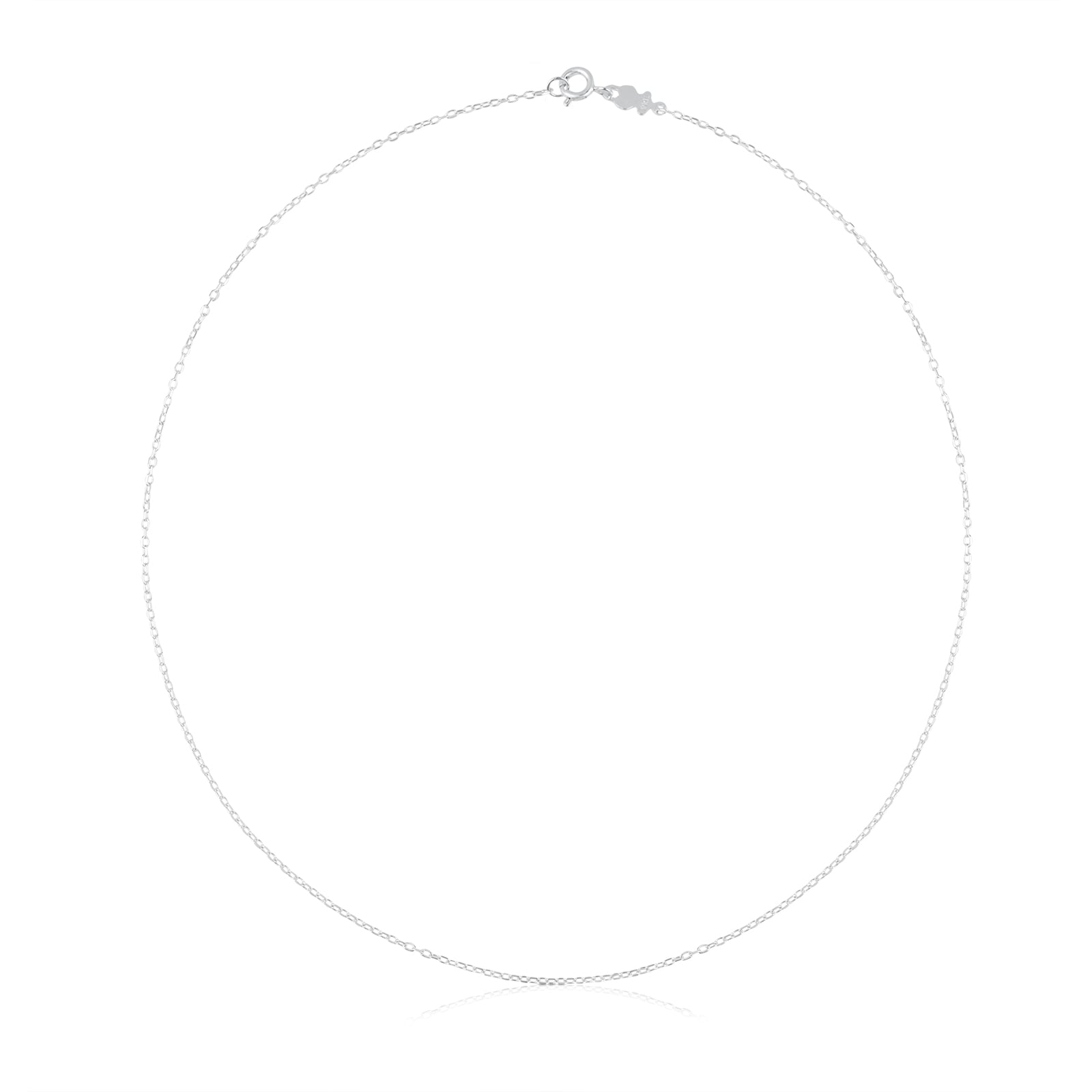 טואוס שרשרת טבעות אובליות Chain מכסף