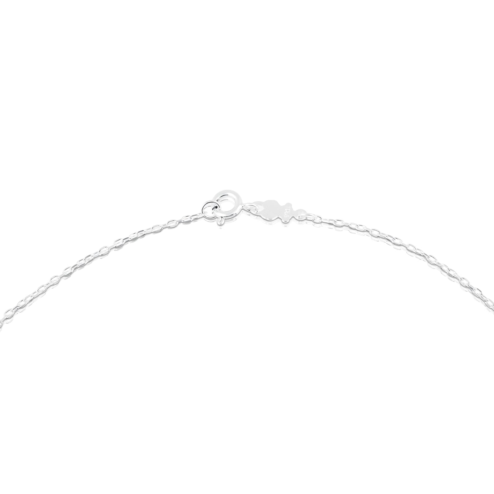 טואוס שרשרת טבעות אובליות Chain מכסף