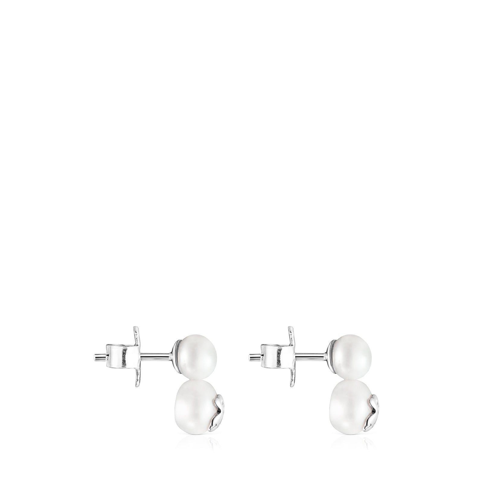טואוס עגילי פנינה Icon Pearl מכסף