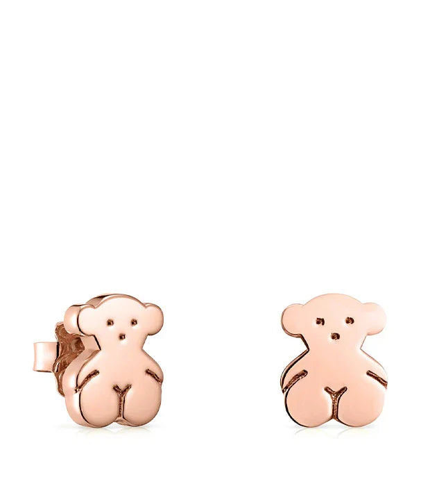 עגילי דובי זהב ורוד מעוצבים, תכשיטים אופנתיים CHOZEN קלאסי יוקרה