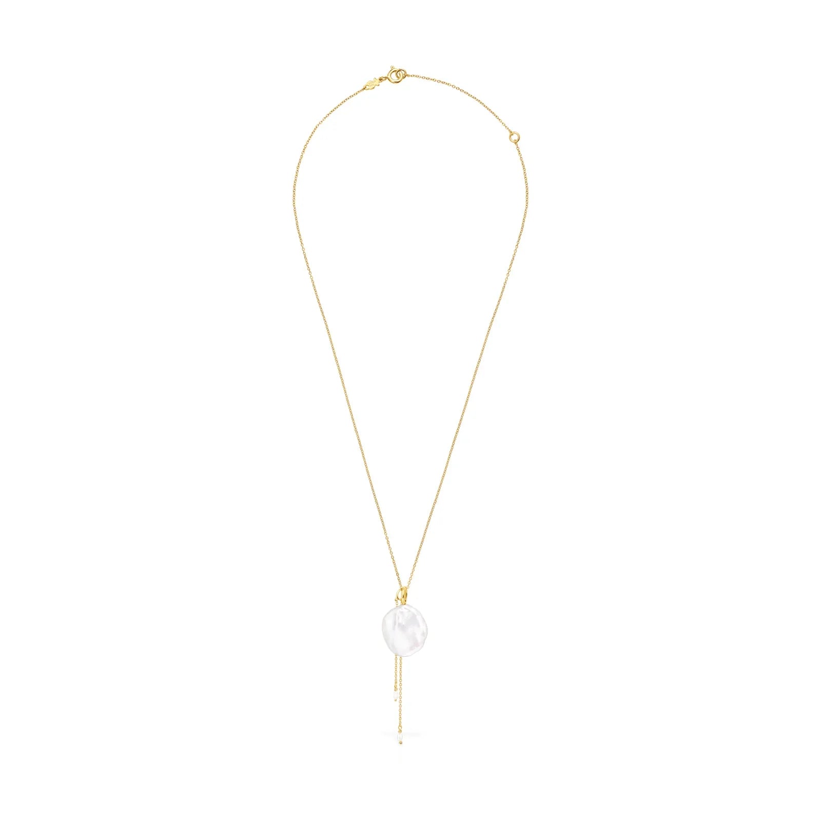 שרשרת זהב עדינה עם תליון פנינה, תכשיט יוקרתי ממותג CHOZEN