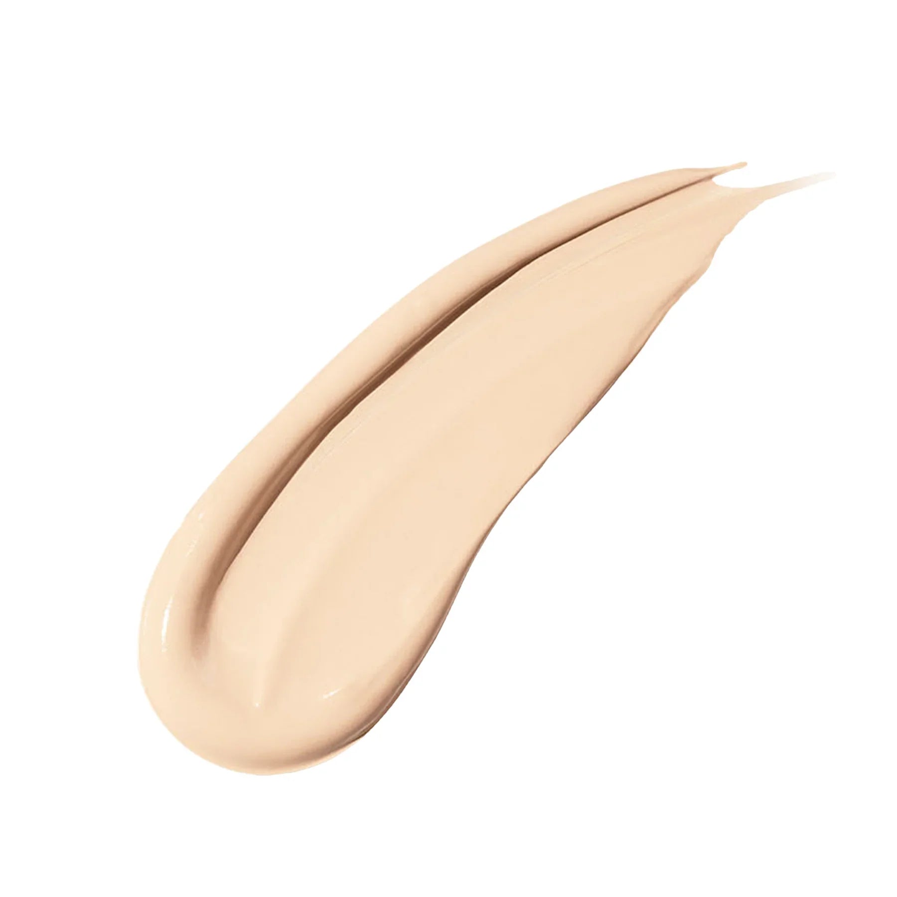 מריחה של מייקאפ בגוון בהיר על רקע לבן, מוצר איפור קוסמטי CHOZEN