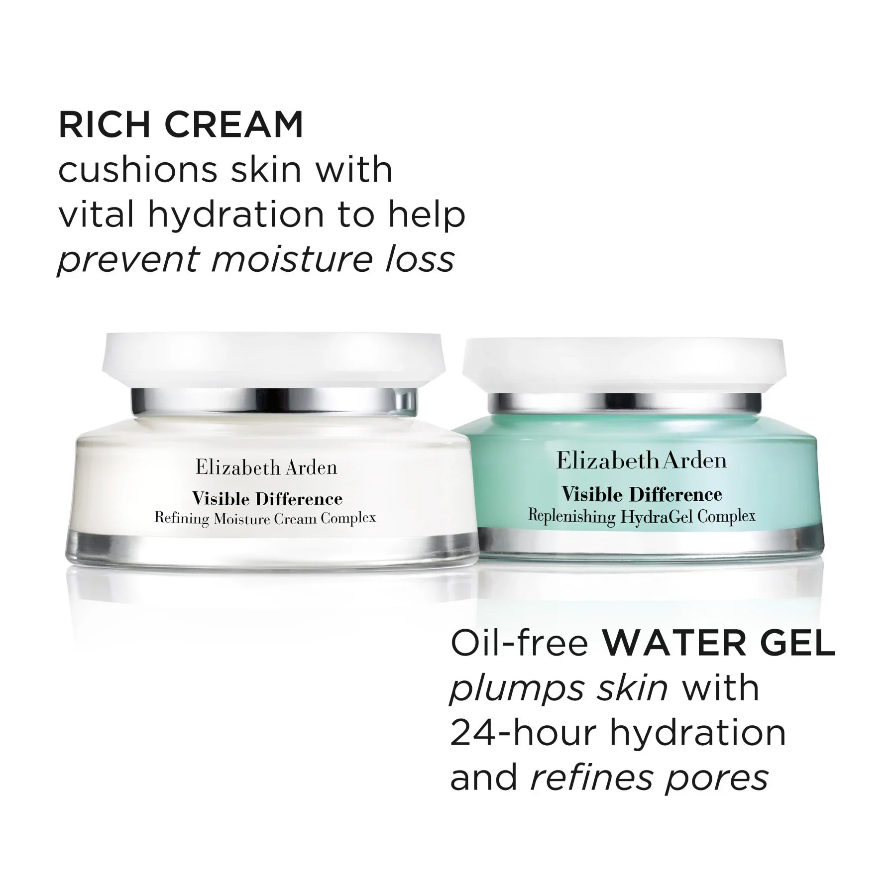 קרמי לחות של Elizabeth Arden Visible Difference מבית CHOZEN, מיובאים רשמית על ידי קבוצת אלפא