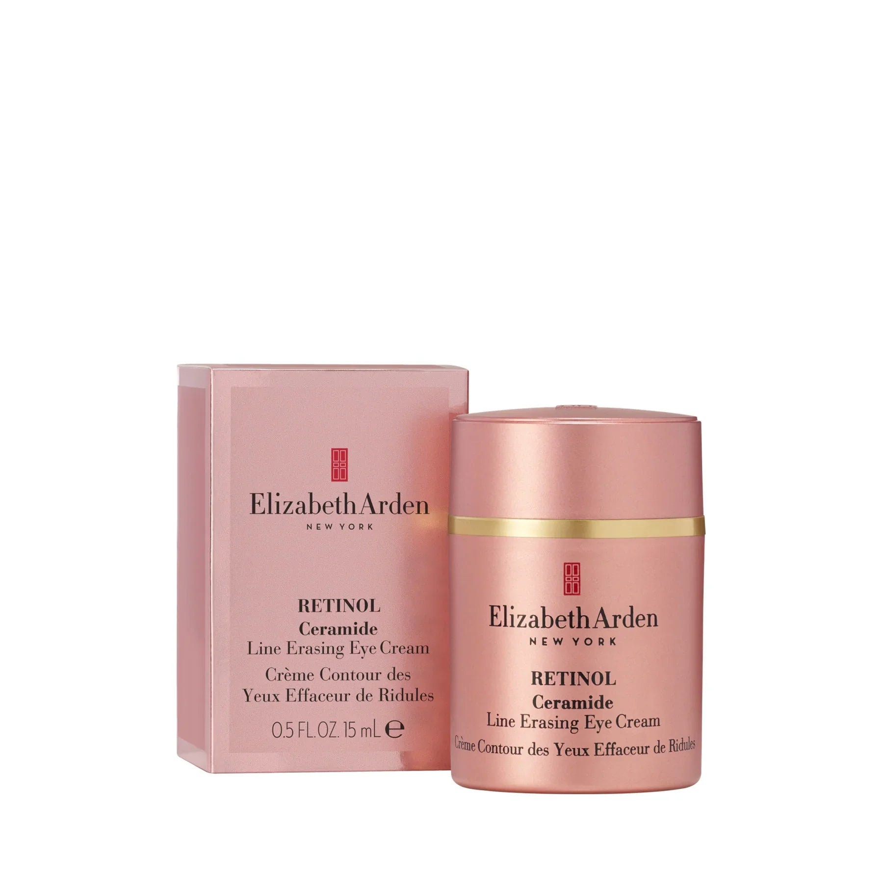 קרם עיניים אליזבת ארדן רטינול, אריזה ורודה, מוצר טיפוח מוביל באתר CHOZEN