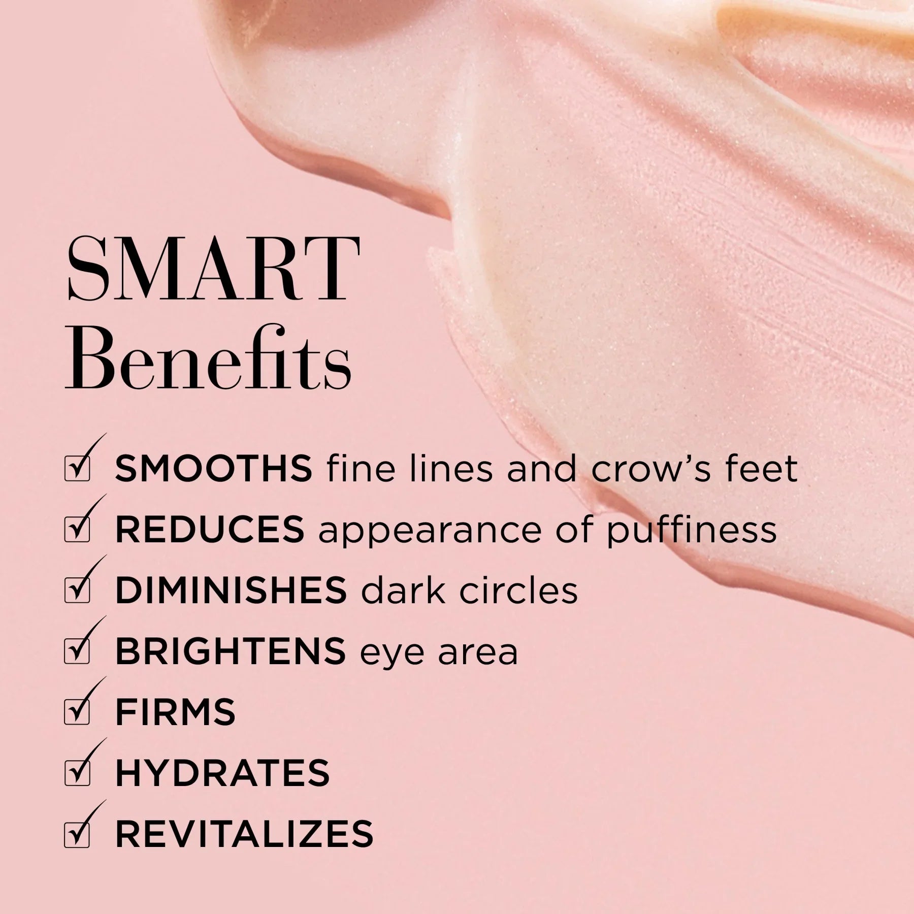 מרקם קרם ורוד על רקע בהיר עם כיתוב יתרונות טיפוח לעור, CHOZEN מותגים מובילים.