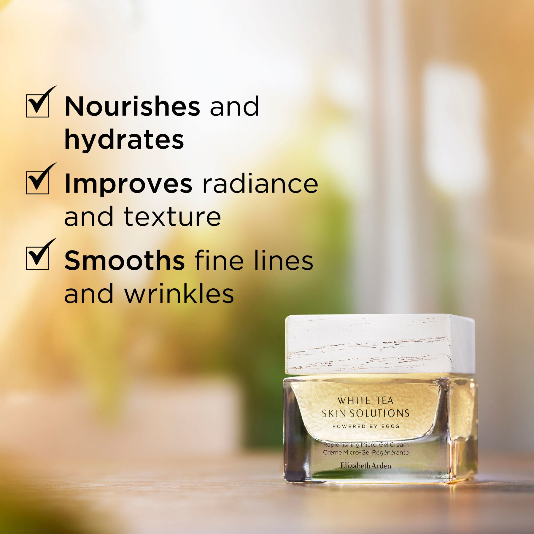 אליזבת ארדן WHITE TEA סקין סולושיין קרם לחות