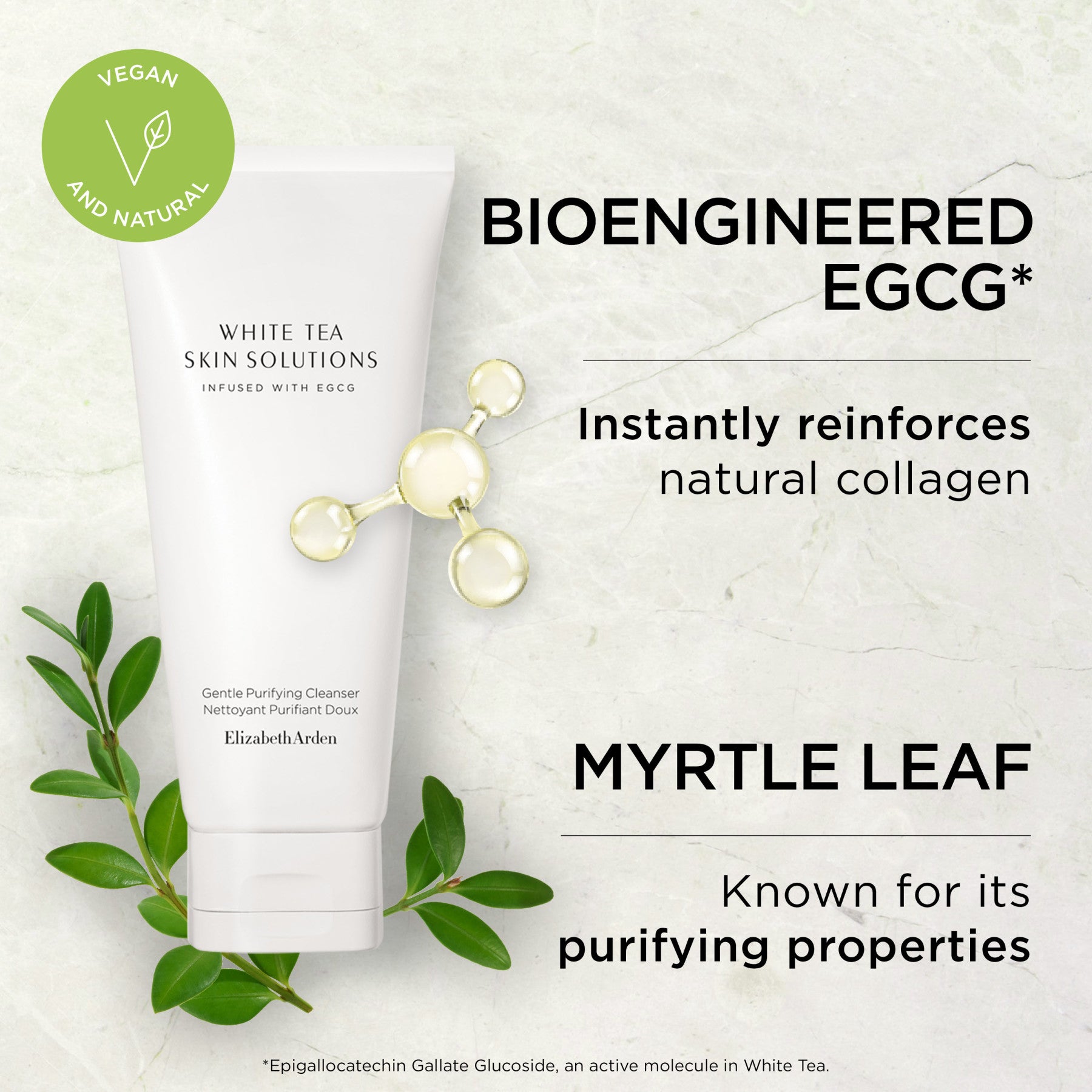 אליזבת ארדן WHITE TEA סקין סולושיין ג'ל ניקוי מטהר