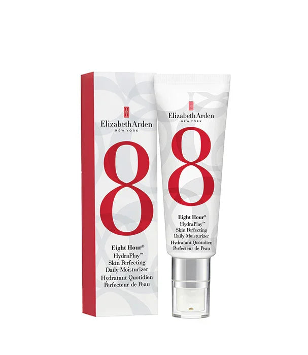 קרם לחות Elizabeth Arden Eight Hour HydraPlay מוצג עם האריזה, מוצר יופי באתר CHOZEN