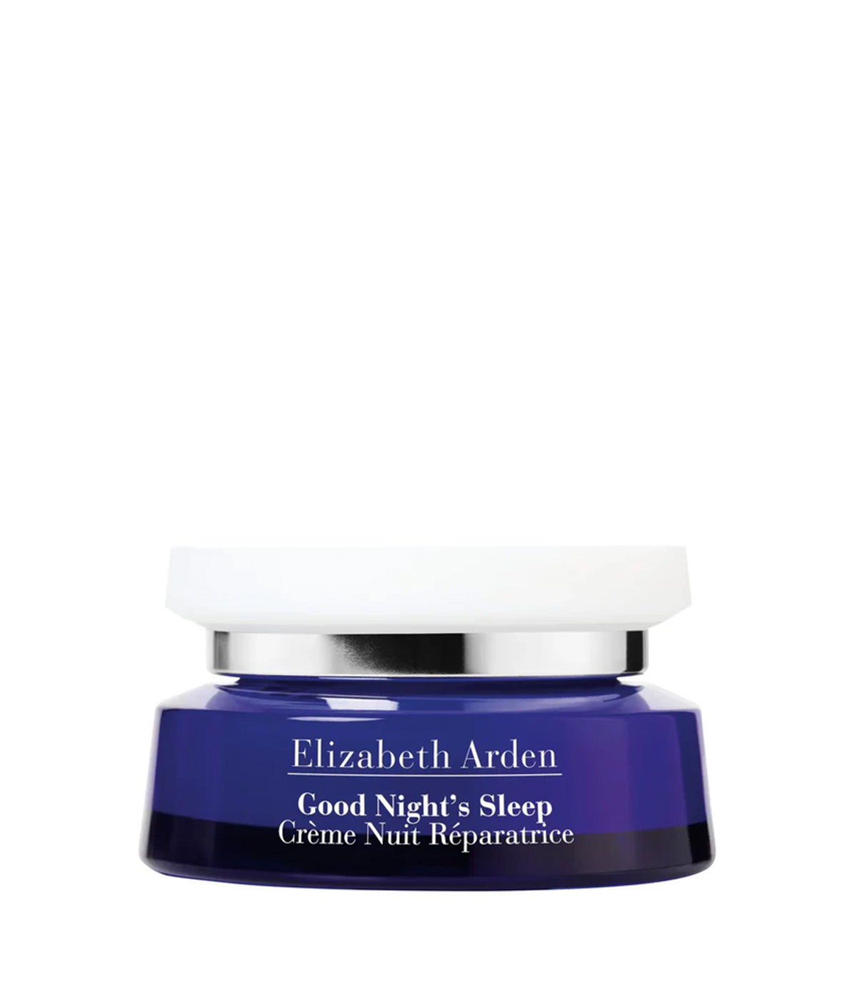 קרם לילה Elizabeth Arden Good Night's Sleep בצנצנת כחולה עם מכסה לבן
