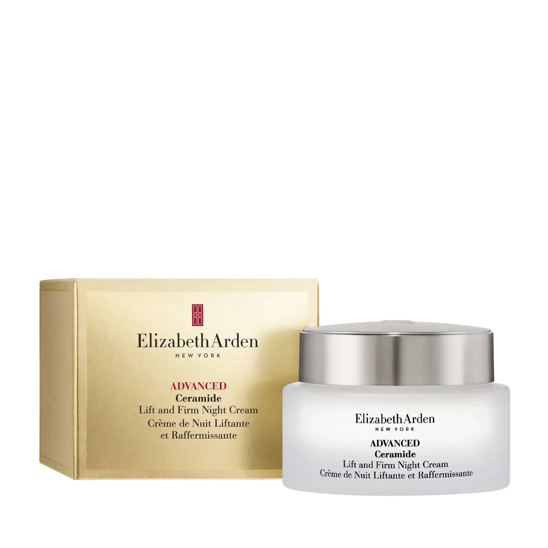 קרם לילה אליזבת ארדן Advanced Ceramide ליפטינג ומיצוק, מוצר טיפוח יוקרתי מבית CHOZEN