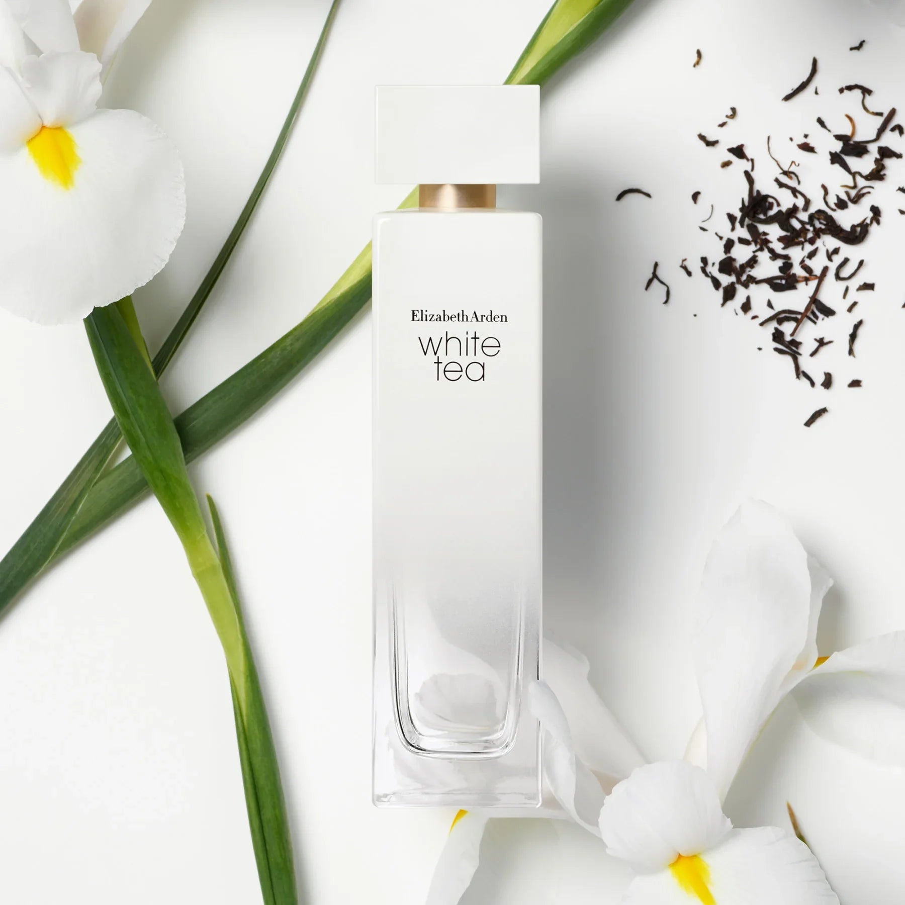 בושם Elizabeth Arden White Tea עם פרחים ולעלים, מוצר יוקרה באתר CHOZEN