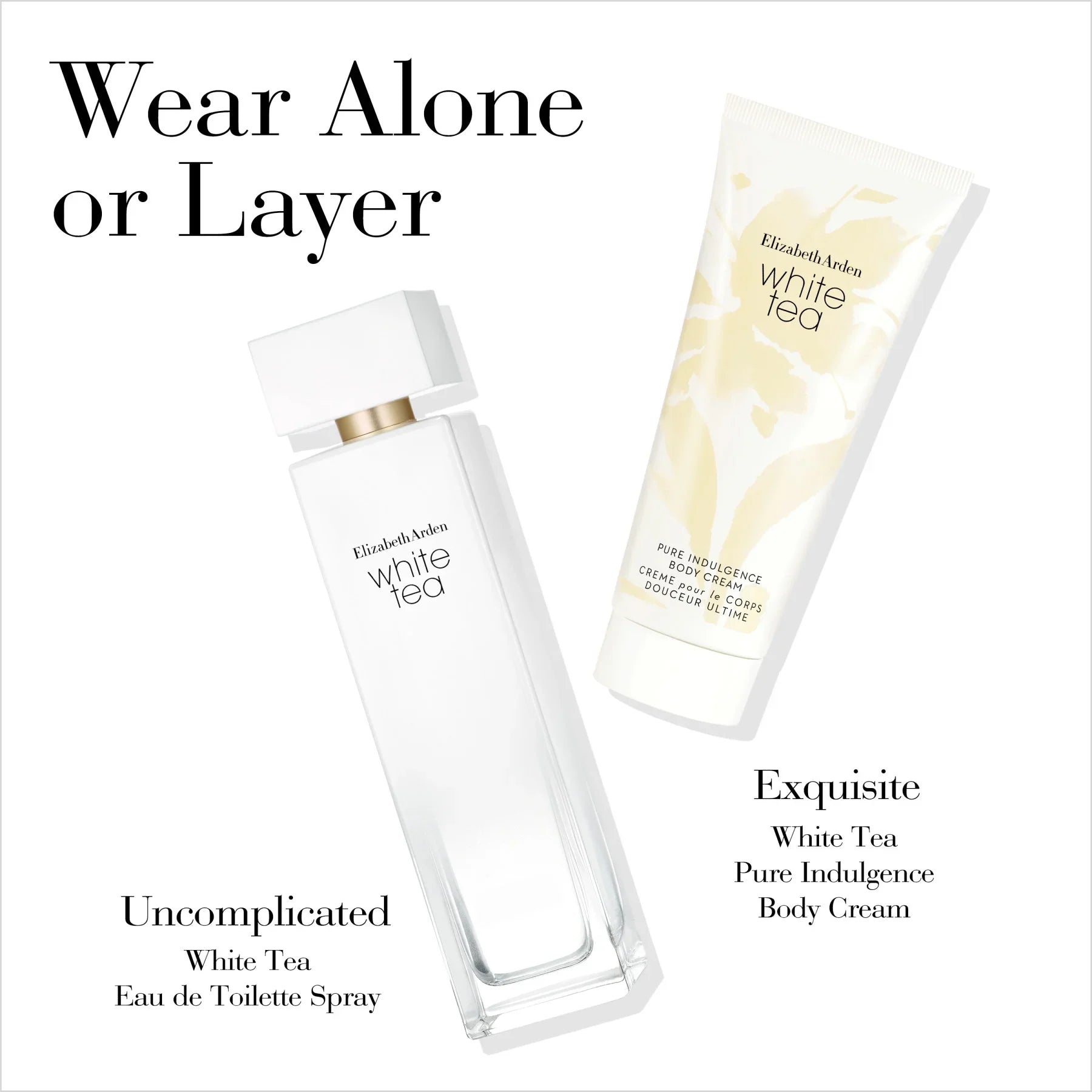 סט בושם וקרם גוף Elizabeth Arden White Tea, מוצרי יוקרה מהמותגים המובילים ב-CHOZEN