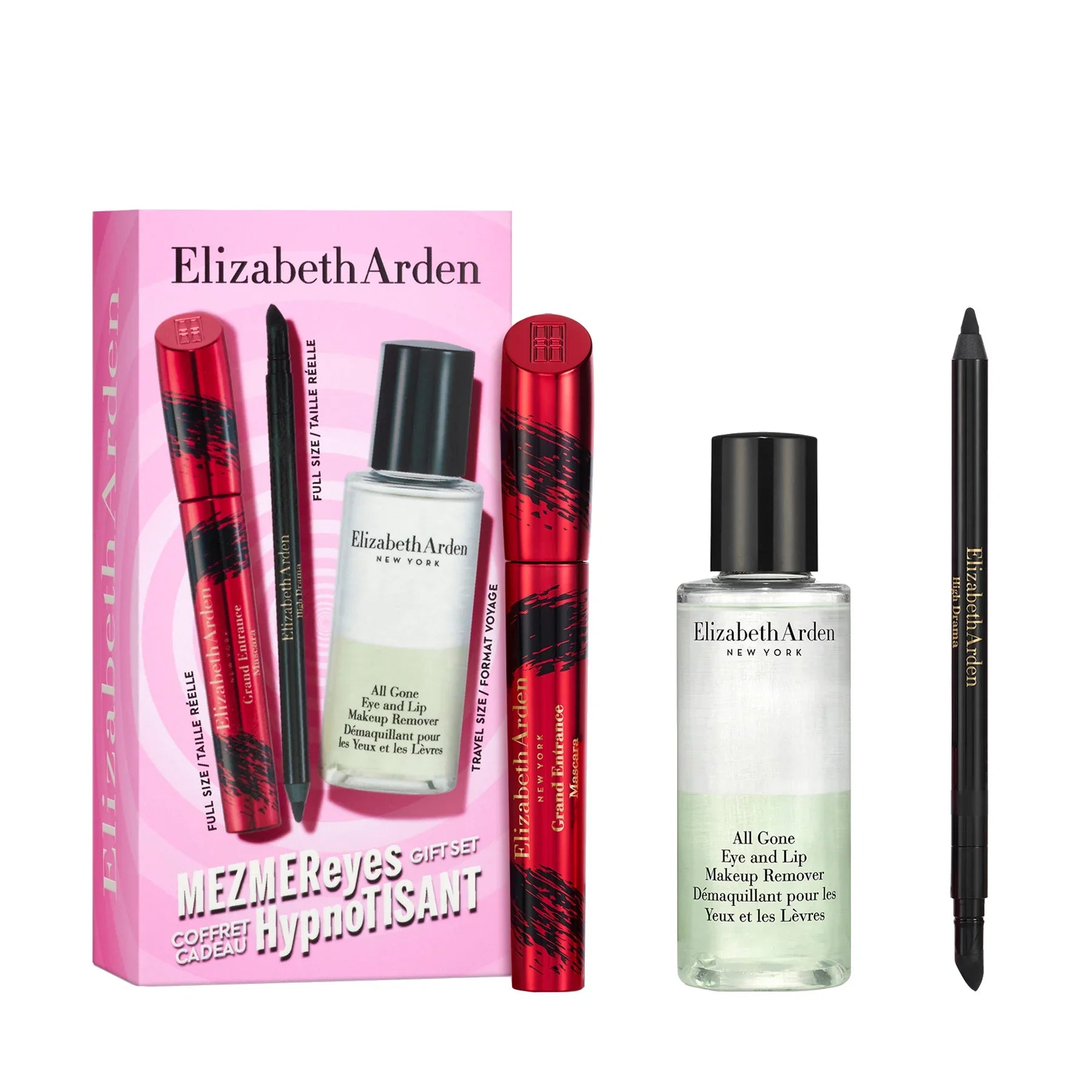 ערכת מתנה איפור עיניים אליזבת ארדן עם מסקרה, עפרון עיניים ומסיר איפור מבית CHOZEN