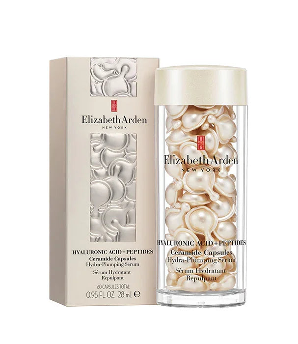 סרום קפסולות קרמיד עם חומצה היאלורונית ופפטידים של Elizabeth Arden באריזה ושפופרת