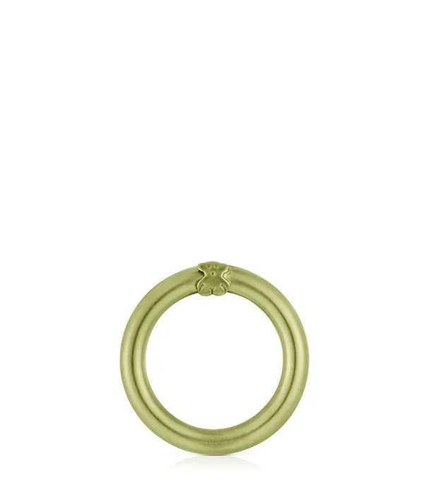 טבעת עגולה זהב עם עיטור דוב קטן בחזית, חנות התכשיטים CHOZEN מותגי יוקרה