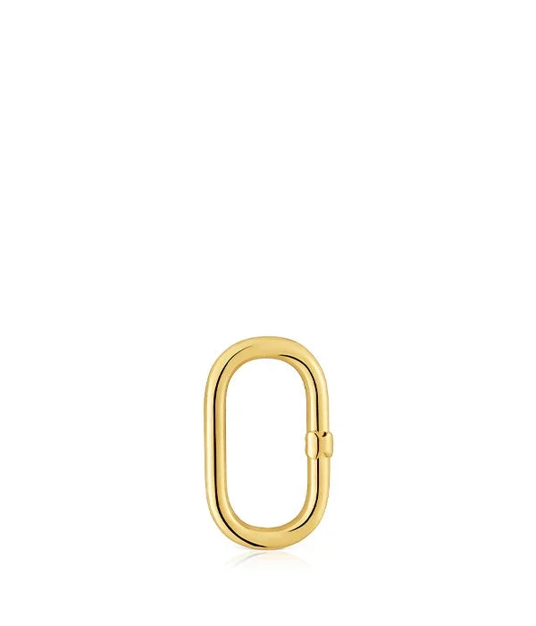 חוליית מתכת אובלית מוזהבת מבית CHOZEN לאביזרי אופנה ותכשיטים איכותיים