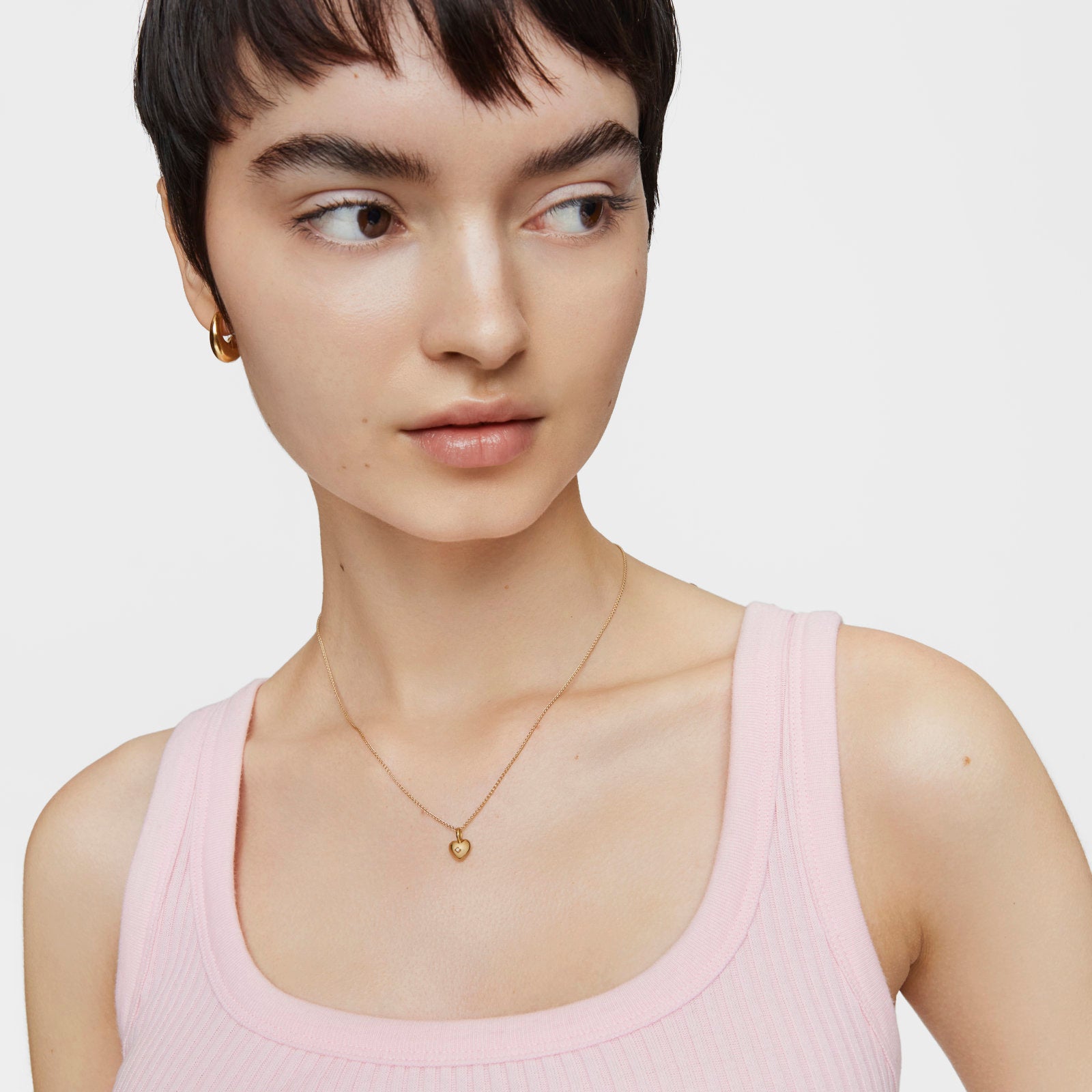 טואוס תליון לב בשיבוץ יהלום My Other Half מזהב