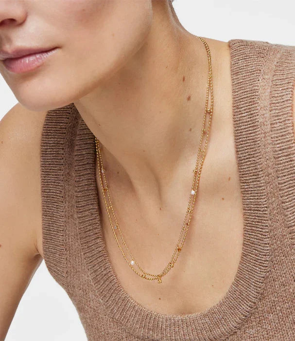 שרשרת זהב עדינה על אישה, תכשיטים יוקרתיים CHOZEN, אופנה אלגנטית