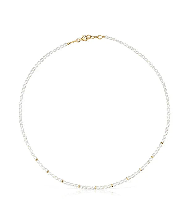 שרשרת קראיסטל שקופה עם סגירת זהב, תכשיט יוקרה CHOZEN מבית קבוצת אלפא