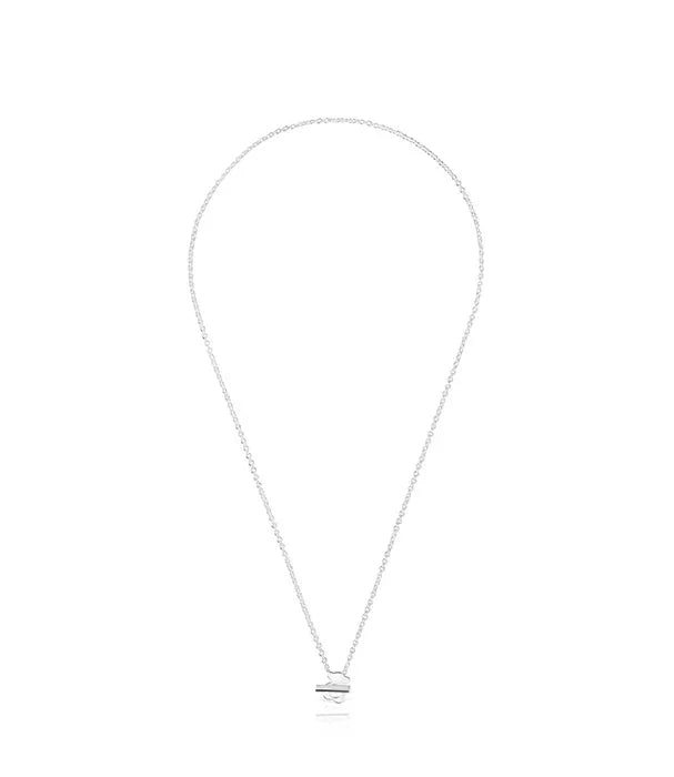 שרשרת כסף עדינה עם תליון עין של רא בפוקוס, תכשיטי מותג CHOZEN