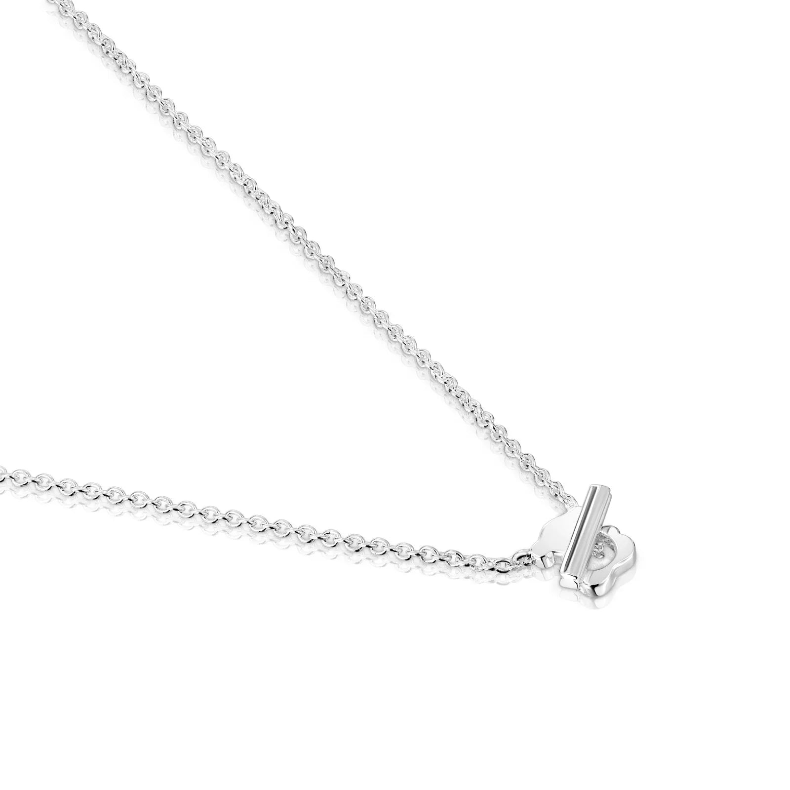 שרשרת כסף יוקרתית עם סגירת מוט, תכשיט אופנתי CHOZEN