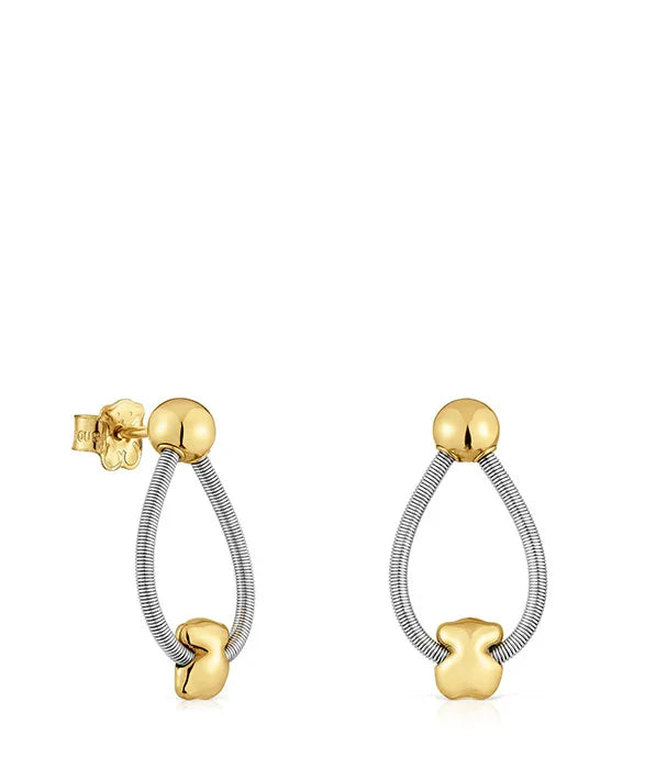 עגילי טיפה זהב וכסף מעוצבים מבית CHOZEN, תכשיטי אופנה יוקרתיים