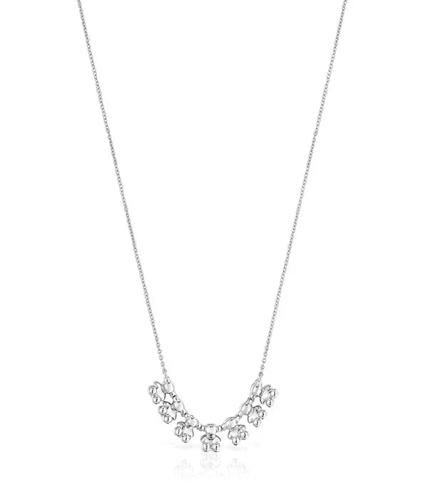 שרשרת כסף עדינה בעיצוב פרחים, תכשיט יוקרתי CHOZEN מקבוצת אלפא