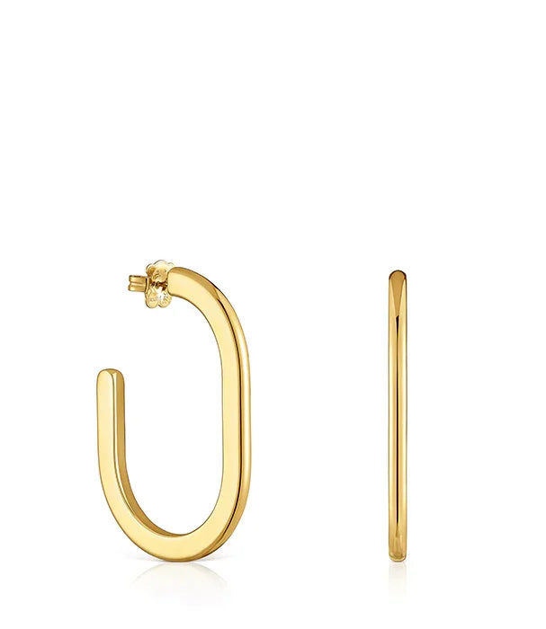 עגילי חישוק זהב קלאסיים ממותג מוביל ב-CHOZEN קבוצת אלפא