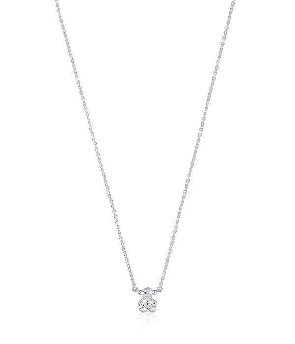 שרשרת כסף עדינה עם תליון יהלום, תכשיטים יוקרתיים CHOZEN, מבית קבוצת אלפא