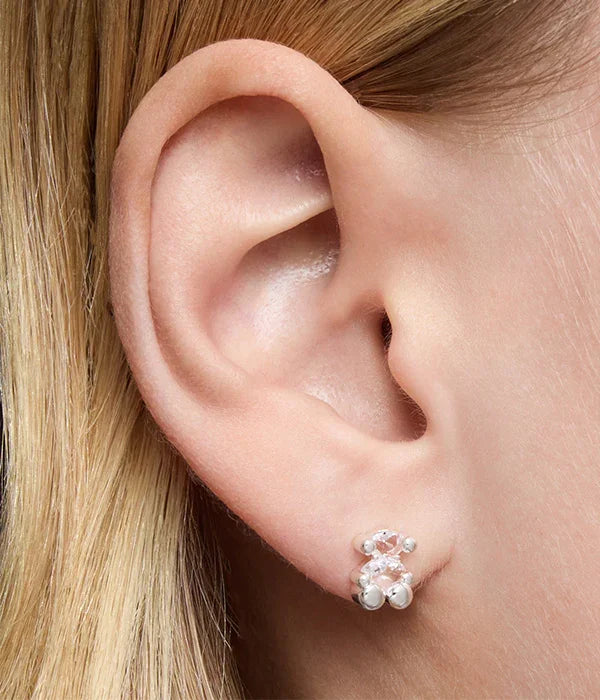 עגיל יהלום כסף מעוצב באוזן, תכשיט אופנתי CHOZEN מבית קבוצת אלפא