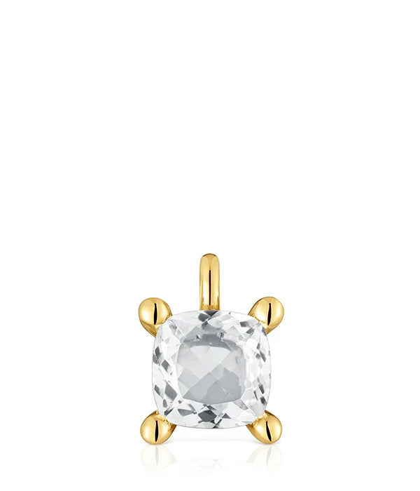 תליון זהב עם אבן שקופה יוקרתית, תכשיט אופנתי מבית CHOZEN