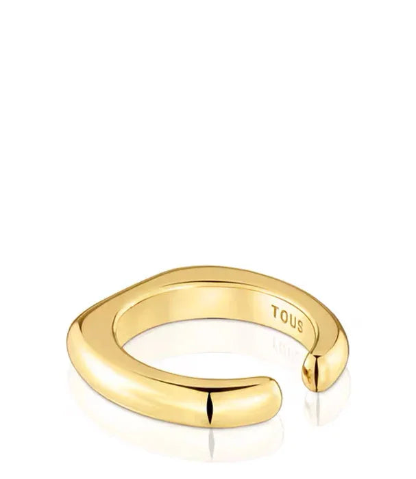 טבעת זהב בעיצוב מודרני של TOUS, תוצרת קבוצת אלפא, תכשיט יוקרתי ב-CHOZEN