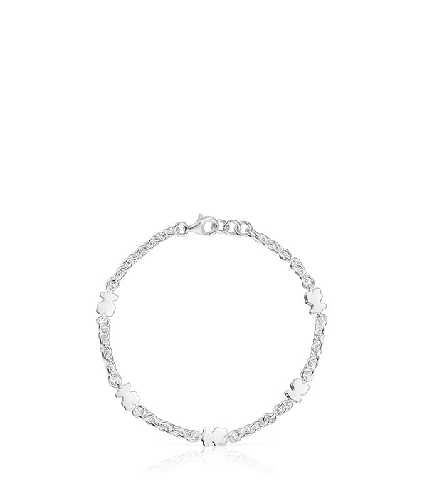 טואוס צמיד חוליות דובי Sweet Dolls מכסף