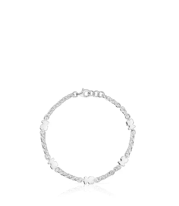 צמיד כסף עדין עם תליון תלתן בעיצוב יוקרתי של CHOZEN, תכשיטים מבית קבוצת אלפא