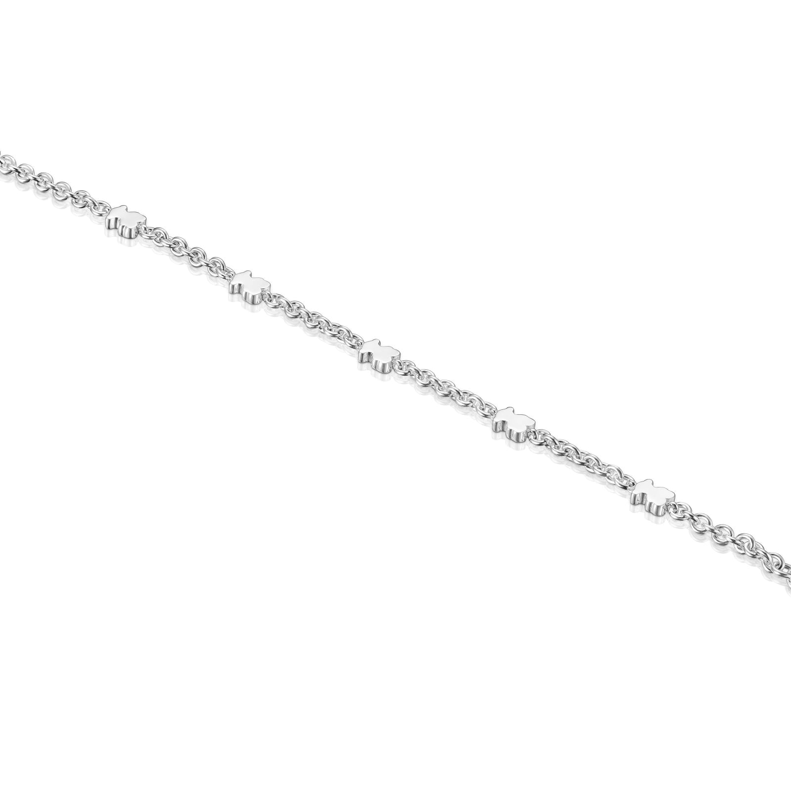 טואוס צמיד חוליות דובי Sweet Dolls מכסף