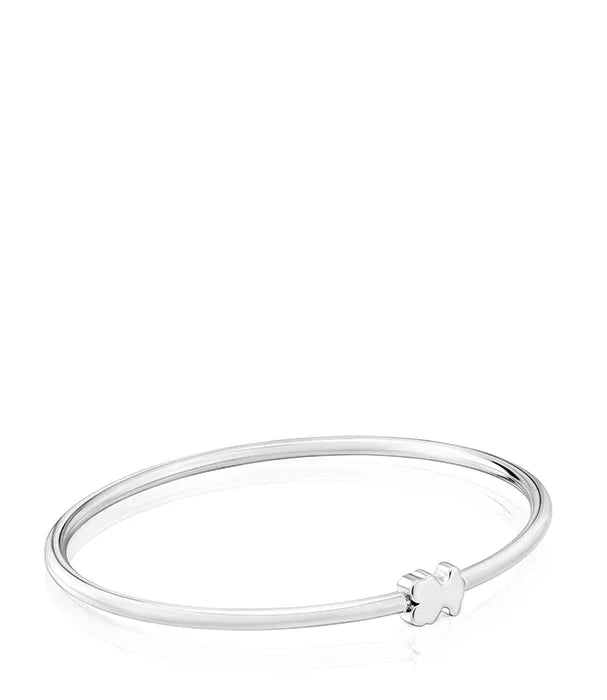 צמיד כסף מעוצב עם תליון פרח, תכשיט יוקרתי מבית CHOZEN