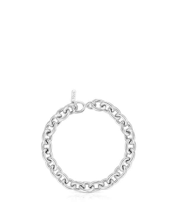 צמיד חוליות מכסף בעיצוב מודרני מבית TOUS, נמכר ב-CHOZEN קבוצת אלפא