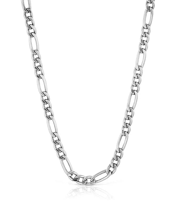 שרשרת כסף לינקים בעיצוב מודרני CHOZEN על רקע לבן, תכשיטי אופנה מבית אלפא