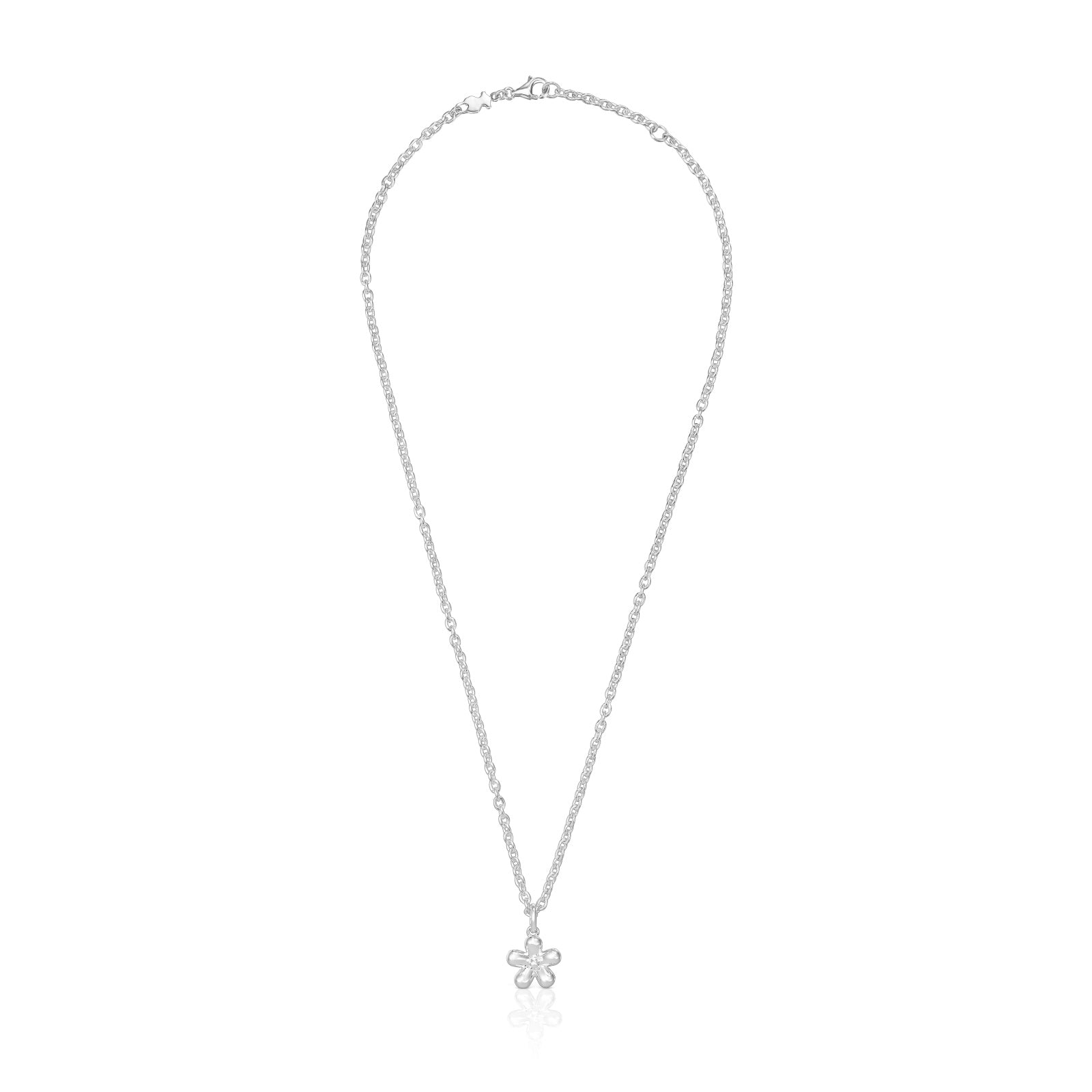טואוס שרשרת פרח Daisy מכסף