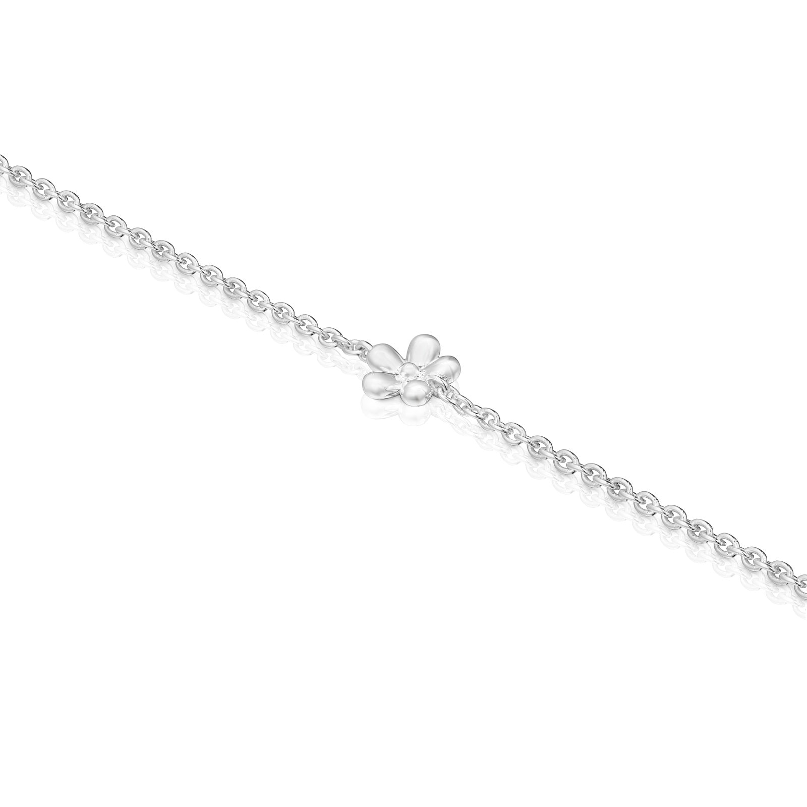טואוס צמיד פרח Daisy מכסף