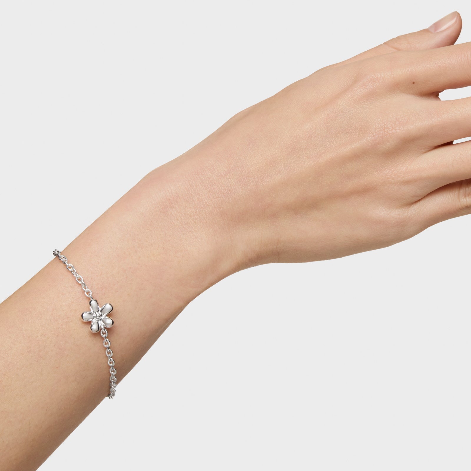 טואוס צמיד פרח Daisy מכסף