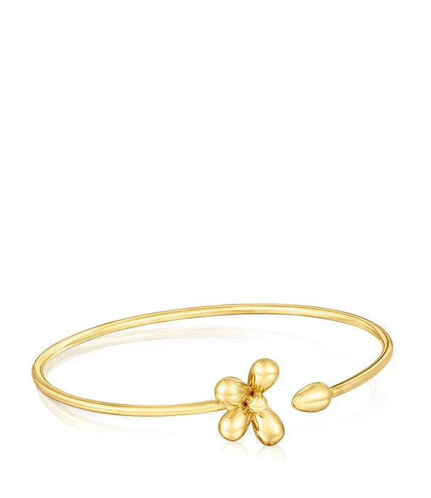 צמיד זהב נשי בעיצוב פרח יוקרתי, תכשיט אופנה מבית CHOZEN