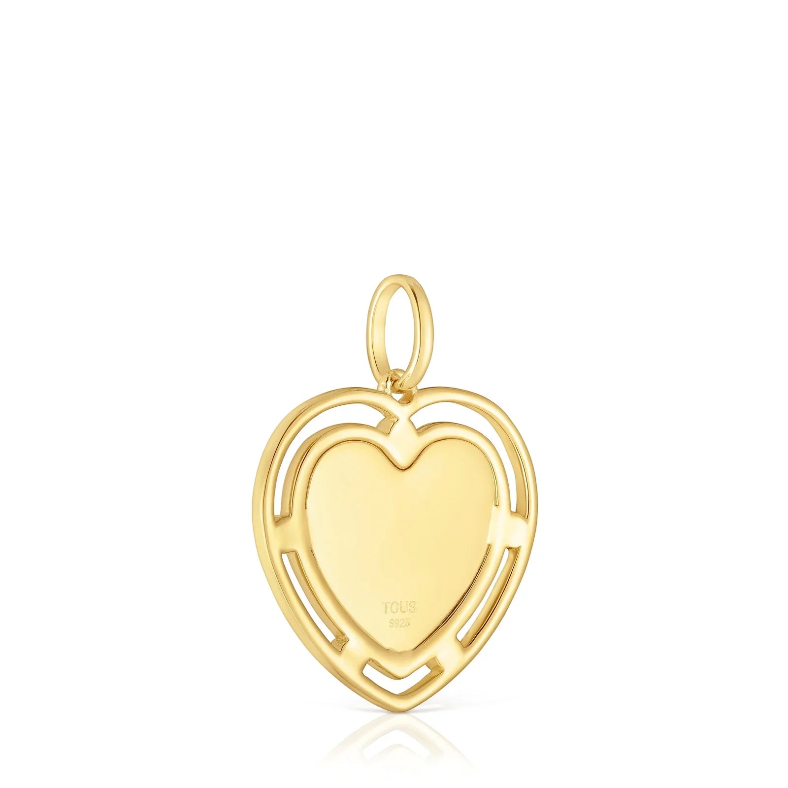 תליון לב זהב מעוצב של TOUS, תכשיט יוקרתי מהמותגים המובילים באתר CHOZEN