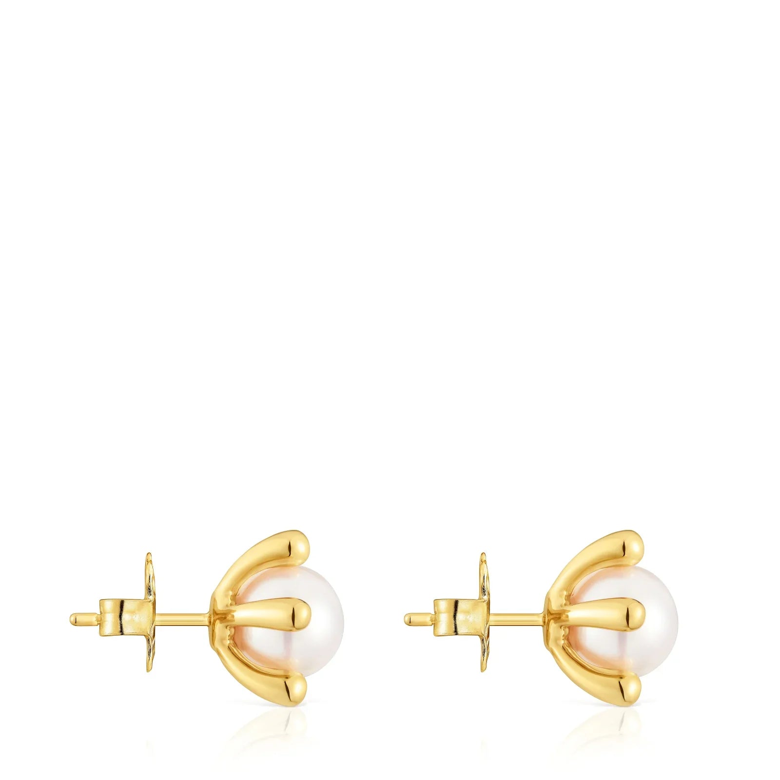 עגילי פנינה לאישה בציפוי זהב, עיצוב יוקרתי, מבית CHOZEN, קבוצת אלפא