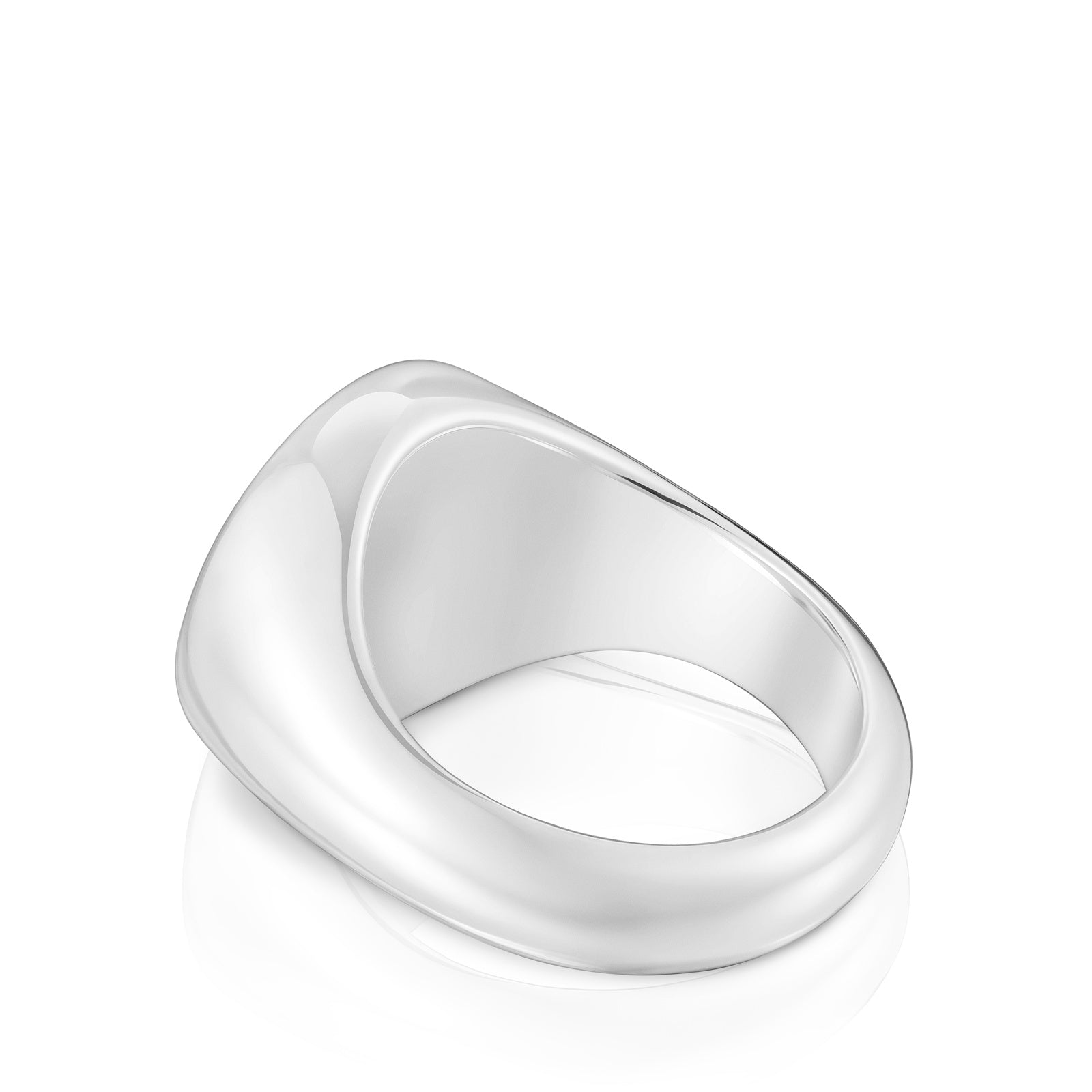 טואוס טבעת חותם BASICS מכסף