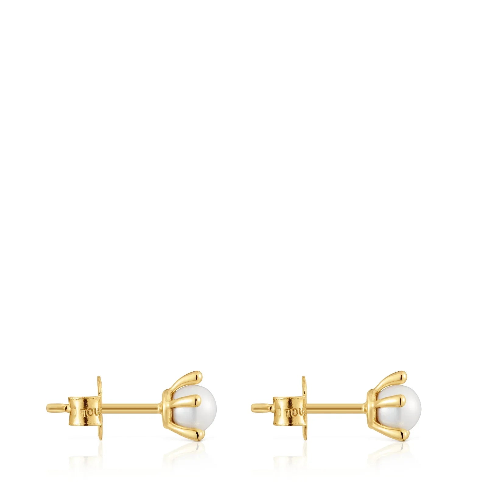 עגילי זהב עם פנינה בעיצוב קלאסי מבית CHOZEN, תכשיטי יוקרה לאישה